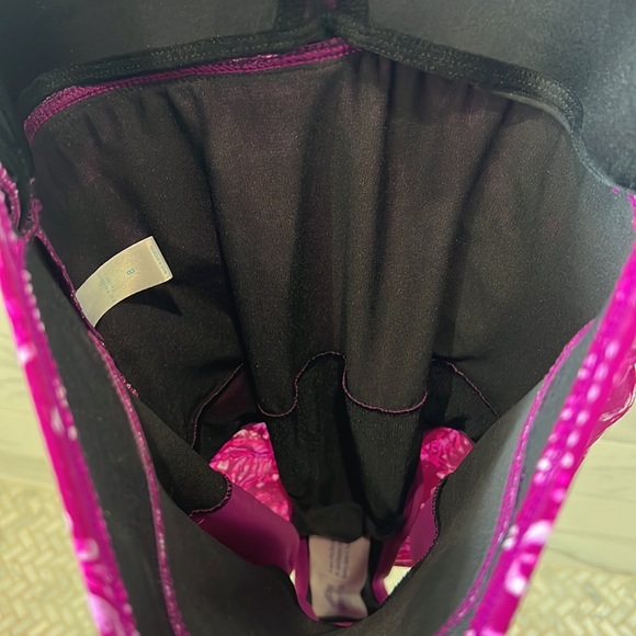 NWT-Bal Harbour Retro Berry Halter Swimsuit - Picture 4 of 5